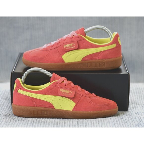 New! Size: 5.5 Women | PUMA Palermo | Color: Salmon/Lime Sheen/Gum | 397643-22 - Picture 1 of 16